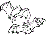Dibujos de murciélagos para colorear Dibujos de murciélagos para colorear