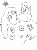 Dibujos de Adán y Eva
