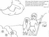 Dibujos de Adán y Eva