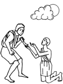 Dibujos de Caín y Abel