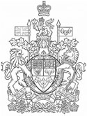 el escudo de armas de Canadá