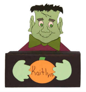 Caja de Frankenstein para Halloween