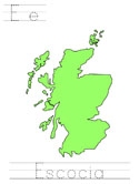 Trazar líneas con imágenes de Escocia