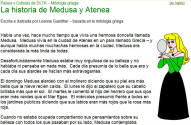 La historia de Medusa y Atenea