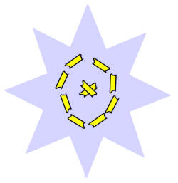 Pétalos en origami